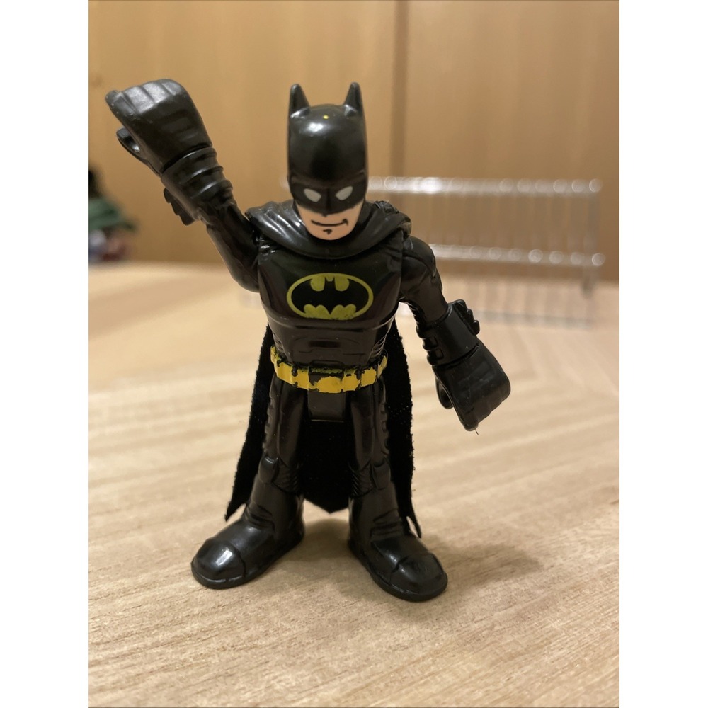 BATMAN 3" ACTION FIGURE FISHER PRICE IMAGE NEXT TOY (PRE-OWNED)